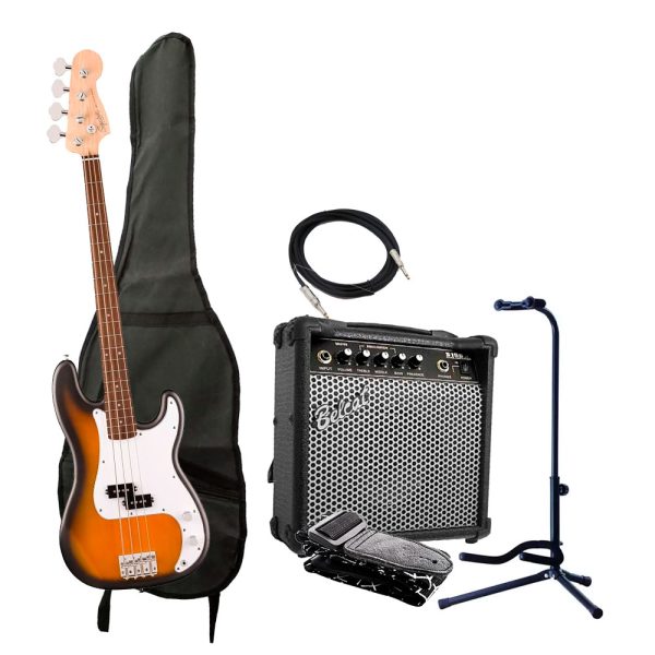Combo Fender DEBUT Precision Sq Bajo + Amplificador base y accesorios