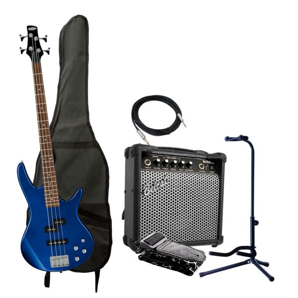 Combo Ibanez GSR200-JB Bajo + Amplificador base y accesorios