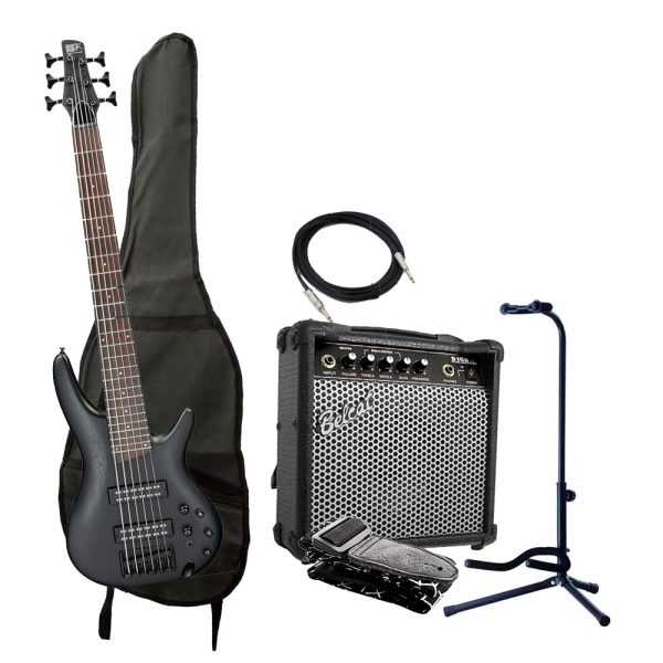 Combo Ibanez SR306EB-WK Bajo + Amplificador base y accesorios