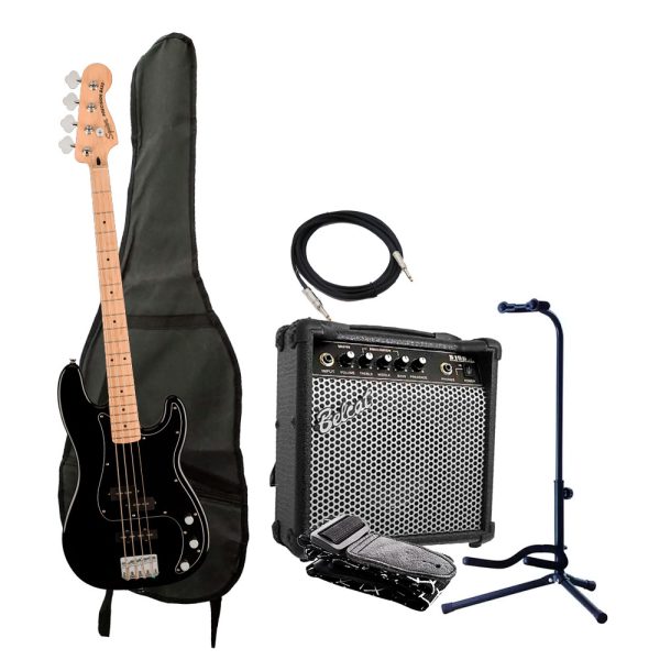 Combo Fender Affinity Precision Pack Bajo + Amplificador base y accesorios