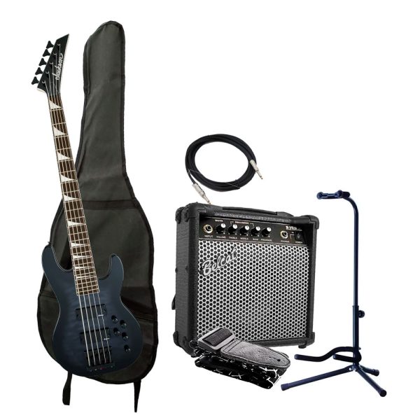 Combo Jackson JS3VQ X Series Rhoads Bajo + Amplificador base y accesorios