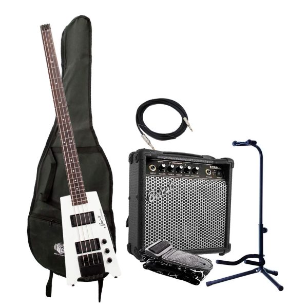 Combo Steinberger XTSTD4WH1 Bajo + Amplificador base y accesorios