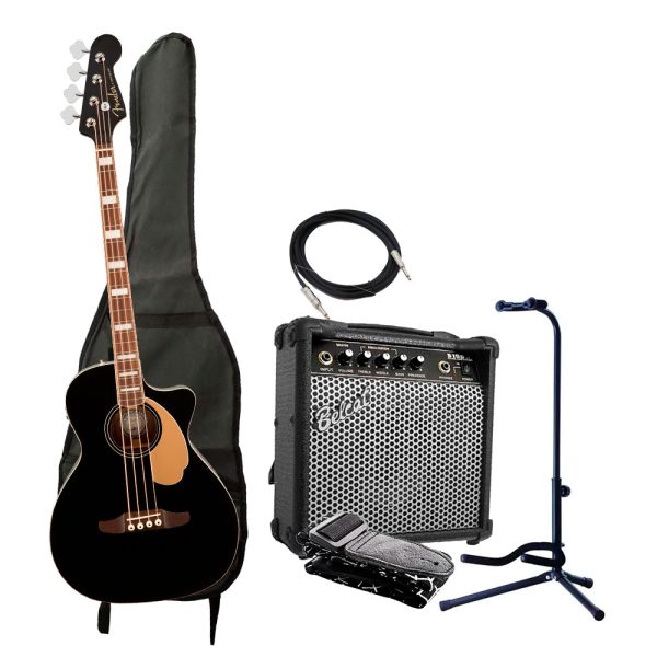 Combo Fender Kingman V2 Acustico Bajo + Amplificador base y accesorios