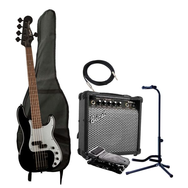 Combo Fender Squier Contemporary Active Precision Bajo + Amplificador base y accesorios
