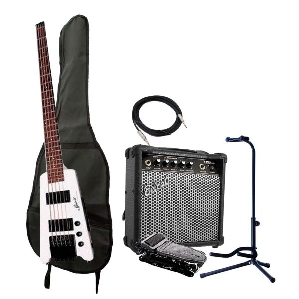 Combo Steinberger XTSTD5WH1 Bajo + Amplificador base y accesorios