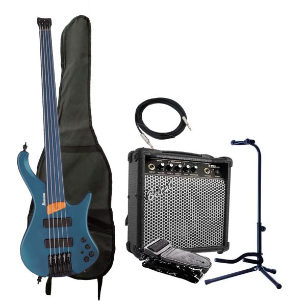 Combo Ibanez EHB1005F-AOM Bajo + Amplificador base y accesorios