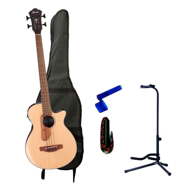 Combo Ibanez AEGB30E-NTG Guitarra + Base, estuche y accesorios