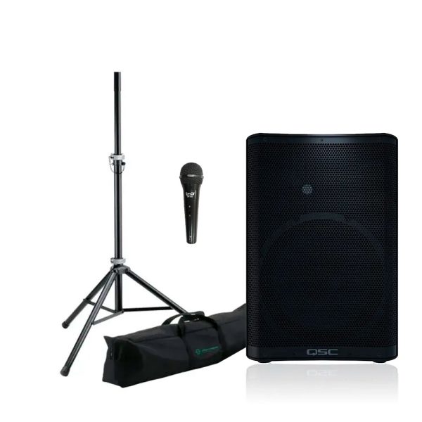 Combo Qsc CP12 Cabina + Base y estuche
