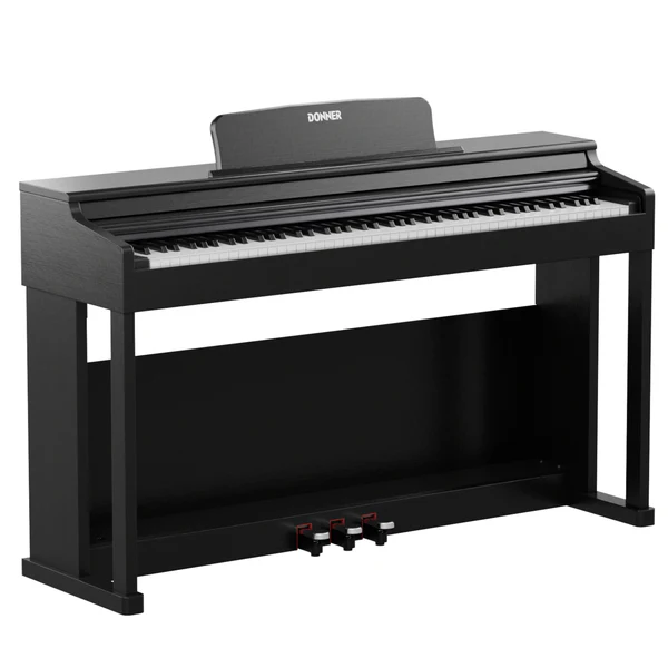 Piano Donner DDP-100 Digital Martillo Ec3010 Negro 88 Teclas