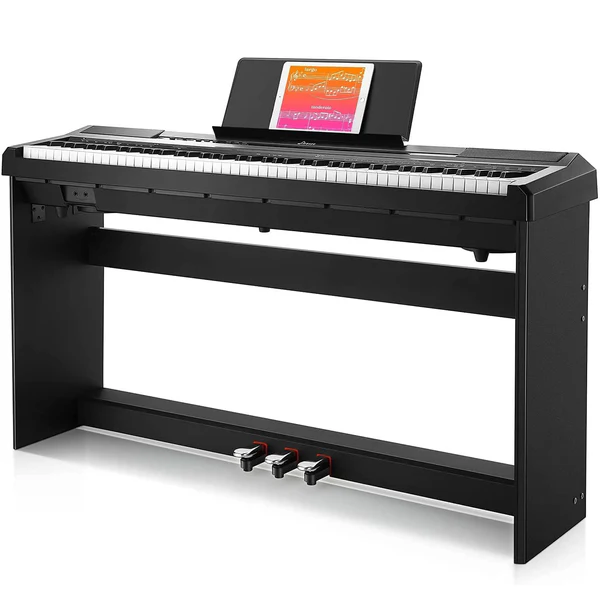 Piano Donner DEP-10 Digital Ec3056 Semi Negro 88 Teclas